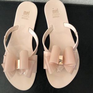 Mini Melissa size 3 shoes blush color